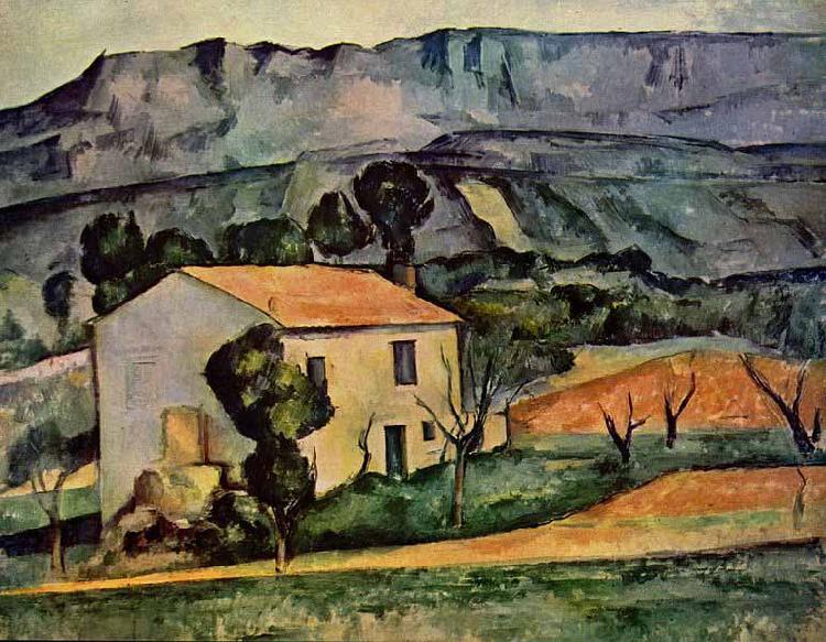 Paul Cezanne House in Provence Sweden oil painting art